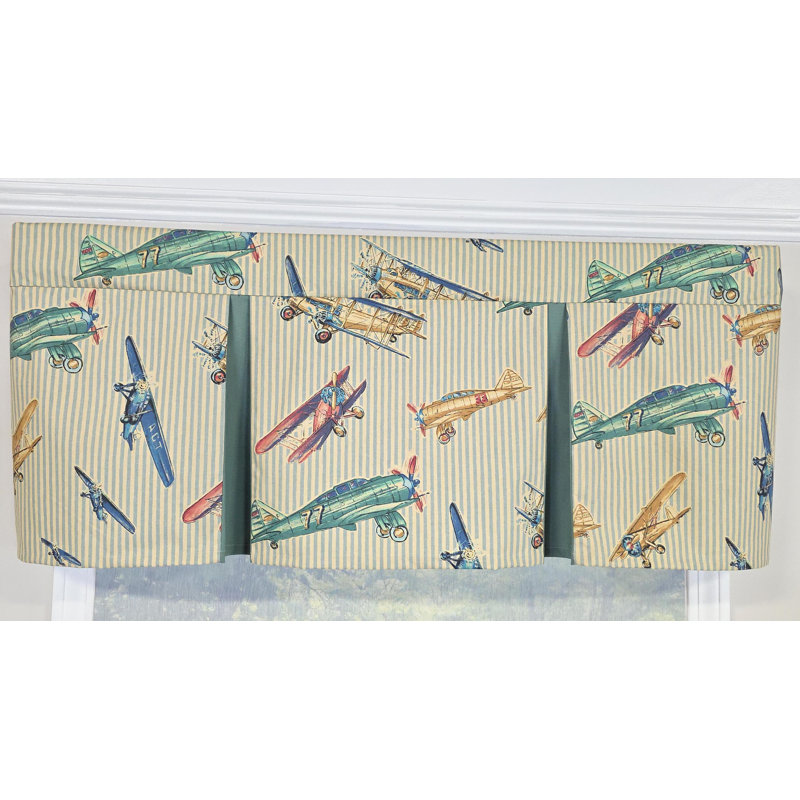 RLF Home Air Show Pleated Valance