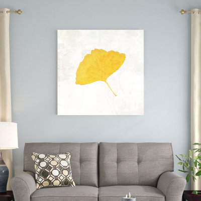 Feuille de ginko doré - impression