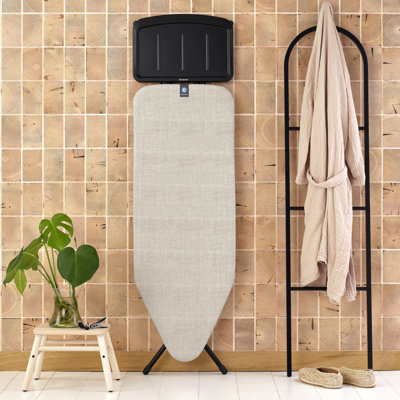 Brabantia Size C Large Ironing Board with Solid Steam Unit Holder