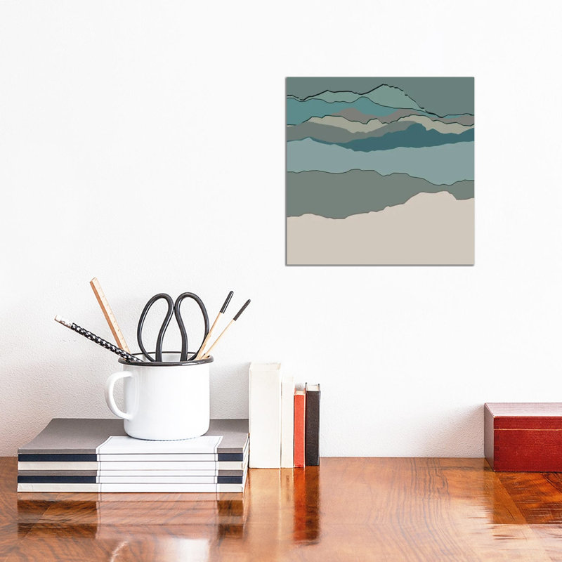 Silhouette Abstract Art by Merle Callesen - Gallery-Wrapped Canvas Giclée on Canvas, 30.48 cm H x 30.48 cm W, Wrapped Canvas