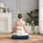 Yoga Bolster Pillow Meditation Pillow W/Washable Cover & Carry Handle-112277289