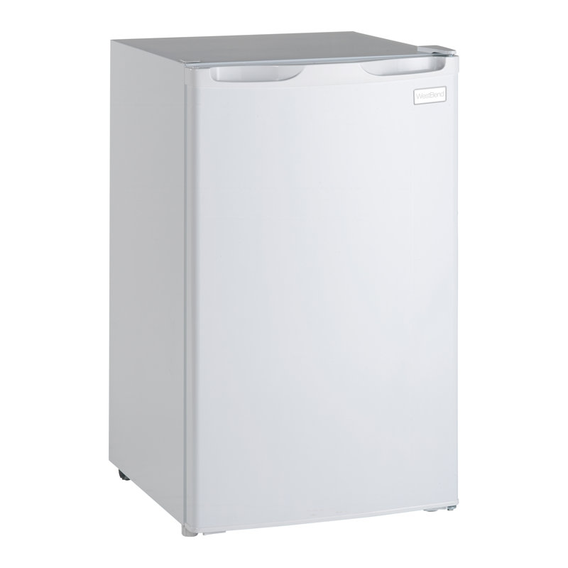 Compact White Energy Star Mini Fridge with Adjustable Shelves