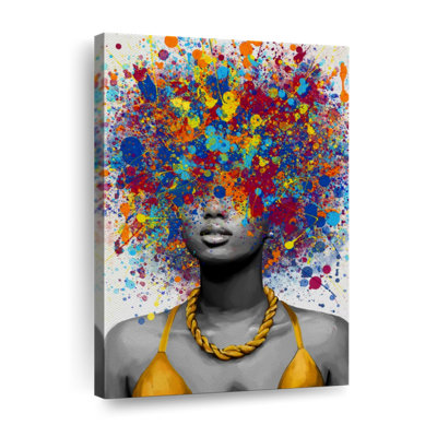 Afro Pop II sur toile