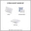 Ensembles de literie de qualité supérieure en jacquard de coton pour grand lit maison de campagne moderne