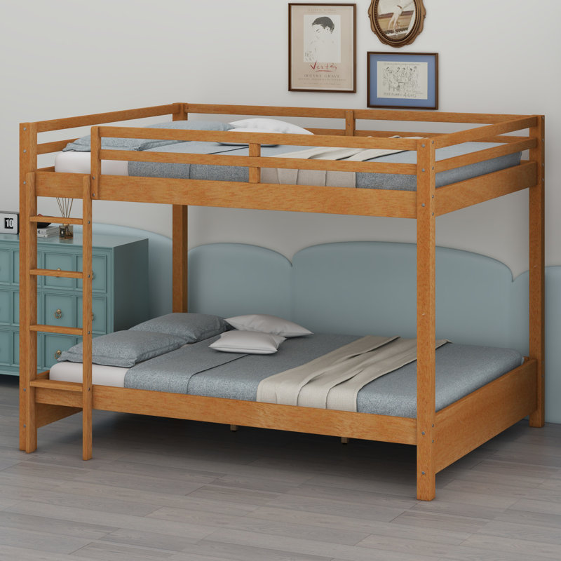 Lit superposé en bois avec échelle, Bois