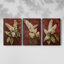 Floral Study Series LXV III - Ensemble de toiles tendues avec châssis Premium - Prêt à être accroché-1161469327