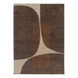 Modern One-of-a-Kind 9'0X12'0 Hand Knotted Area Rug