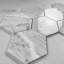 9" x 15" Marble Honeycomb Mosaic Wall & Floor Tile