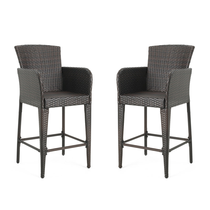 Tabouret de bar 28 po Noah, Brun