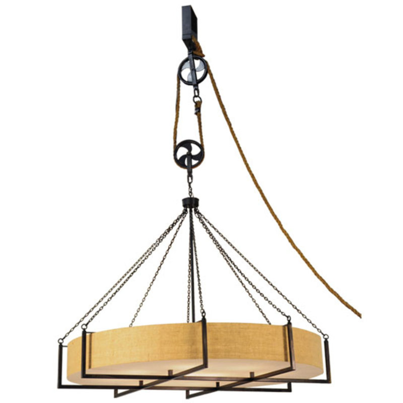 Cilindro 12 - Light Steel Finish Unique/Statement Pendant