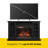 duraflame® Electric Fireplace Media Mantel for TVs up to 65 inches and Farmhouse Storage Cabinets, Black Embossed Ash