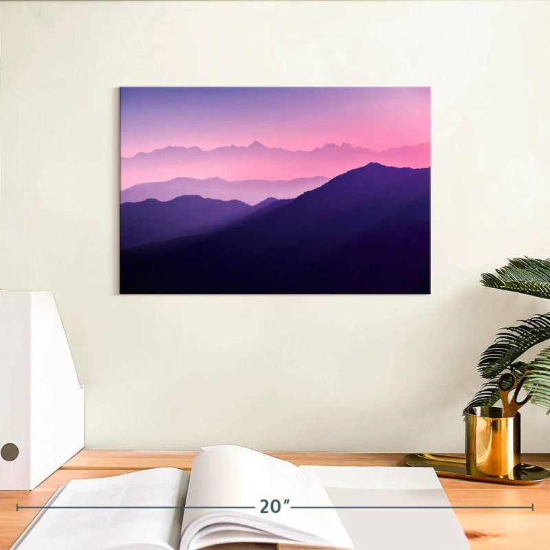 Gradient Mountain, 8" H x 12" W