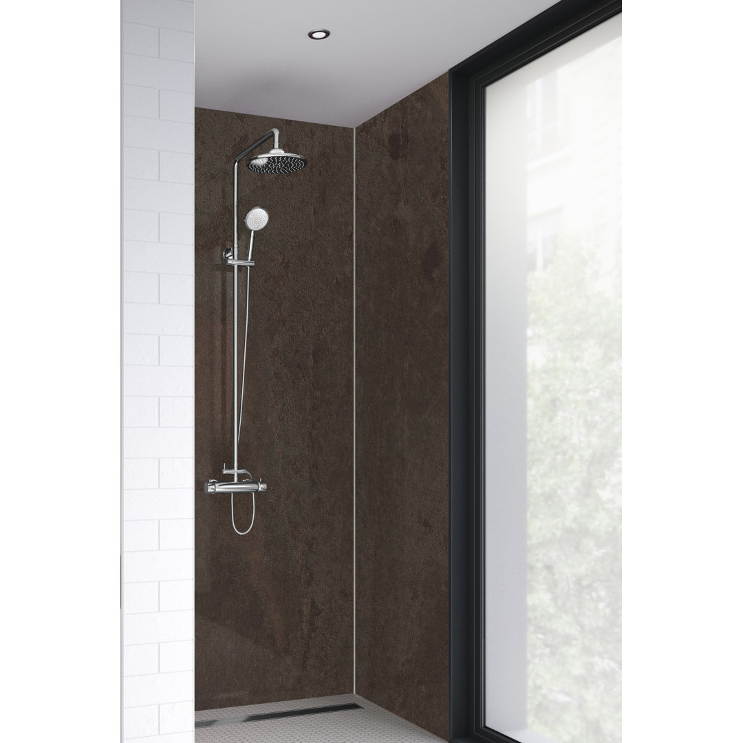 120mm W x 242mm H Decorative Wall Panel with Glass