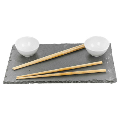 Nosal Piece Wood Stainless Steel Hostess Set