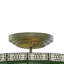 Blarney Glass Semi Flush Mount