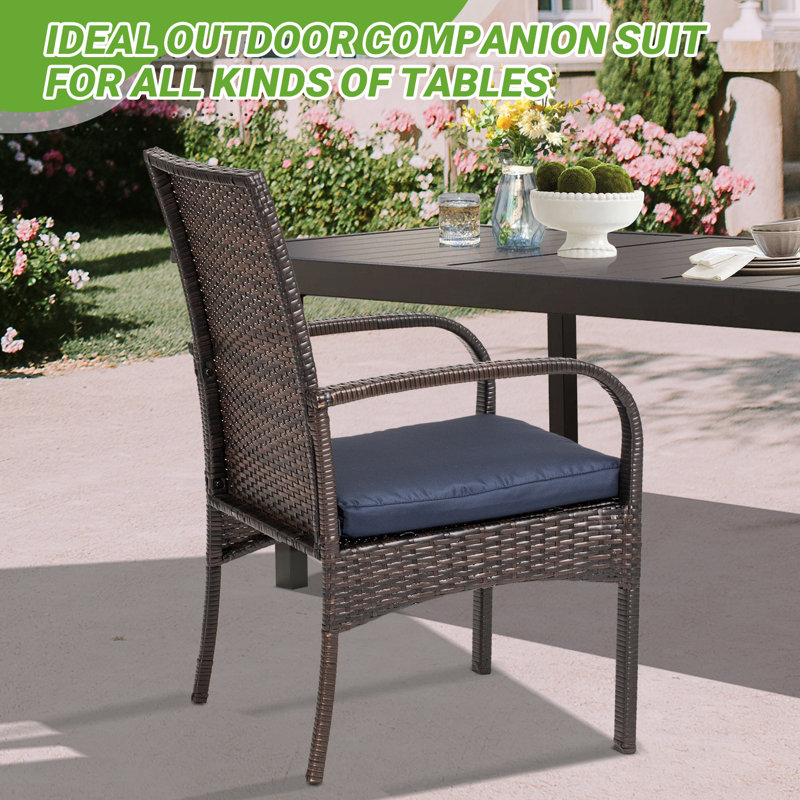 Fauteuil de patio avec coussin Levelle