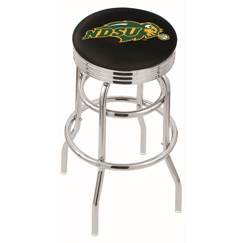 NCAA Bar & Counter Stool, North Dakota State Bison, Counter Stool (25" Seat Height)