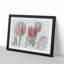 Beautiful Pink Tulips in Abstract - Picture Frame Graphic Art Print-55685701-55685696