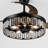 Loreen 52'' Smart Crystal Ceiling Fan with Dimmable LED Lights, APP/Remote with Alexa and Google Assistant