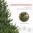 HOMCOM 7Ft Artificial Christmas Tree-948714635