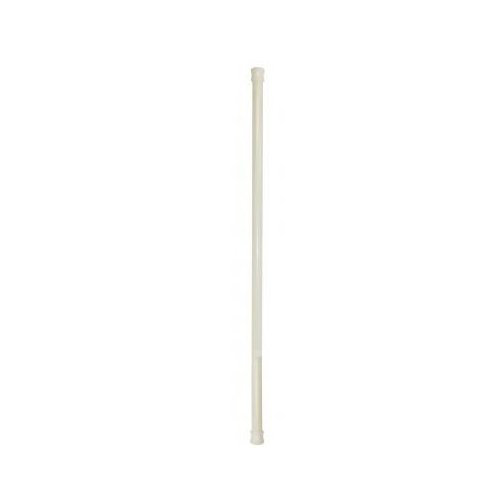 Telescopic Shower Curtain Pole in White