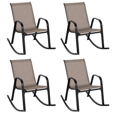 Chaise d'extérieur en métal HinklinRocking