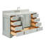 Ensemble de meuble-lavabo simple 61 po Abshire-93572790-93359270