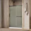 Elate Sliding Shower Door, 70-1/2-In H X 44-1/4 - 47-5/8-In W, With 1/4-In Thick Frosted Glass-124031954