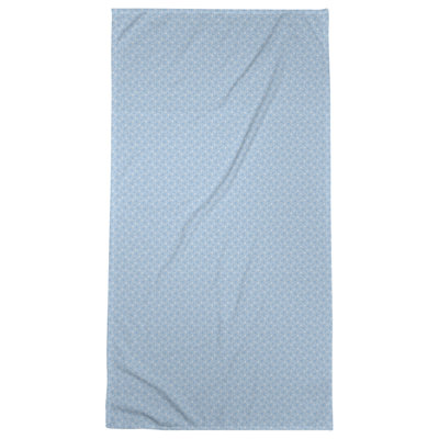 Serviette de bain hexagonale classique en treillis