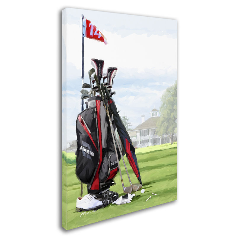 «Armand Golf» par Armand, reproduction sur toile, H 47 po x l 30 po x P 2 po