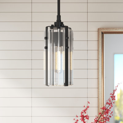 Mini-luminaire suspendu 1 lumière Halleck