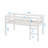 Twin Elevated Loft Bed Comes With Ladder-1788968142