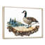 «Canadian Goose By The Lake III», art mural sur toile-1199805454-1199805456-1199805459