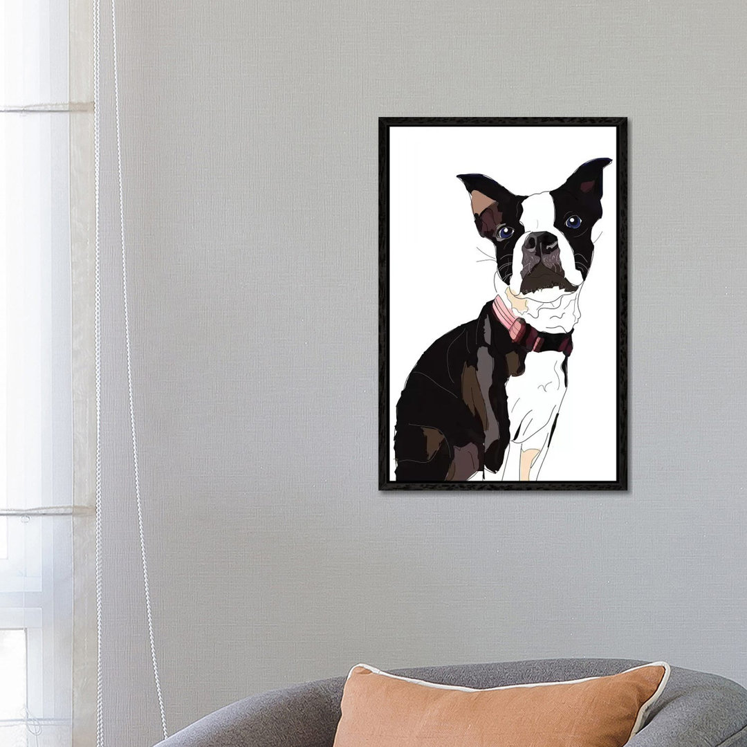 Nadias Boxer von Sketch And Paws - Gallery-Wrapped Canvas Giclée on Canvas