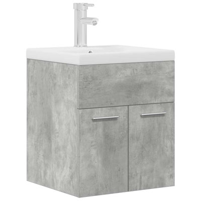 Sivi Single Vanity with Integrated Ceramic Basin