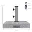 Breshna 28kg Granite Free Standing Umbrella Base