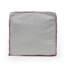 Pouf à rayures carrées 16 po Ali-1052576334