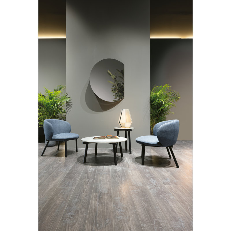 Dartisha Coffee Table, Black, Carrara marble