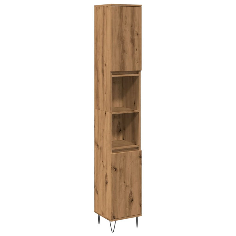 Brieonna Bathroom Cabinet, Artisan oak