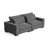 Kitson 89'' Recessed Arms Modular Sofa-662625239