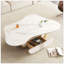 Table basse moderne avec plateau en pierre frittée Modern Butterfly-1144759348