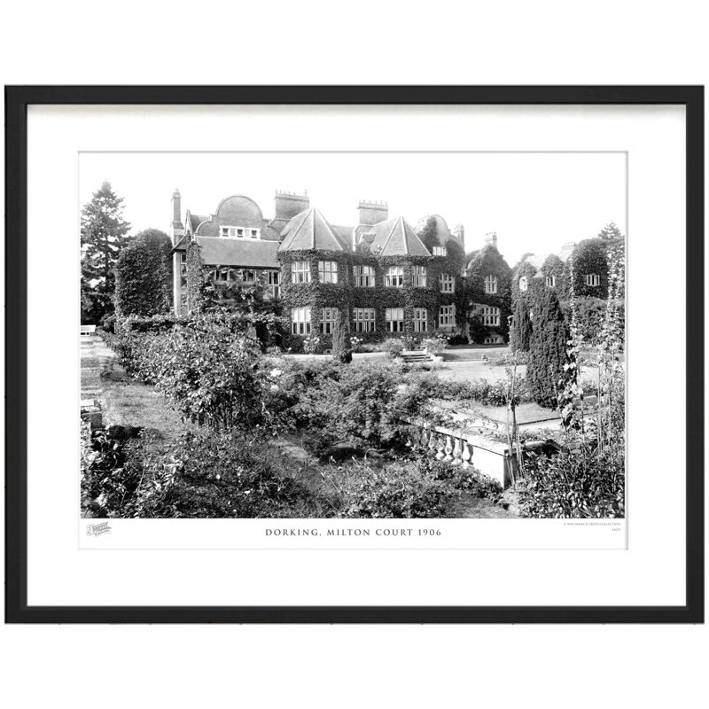 Dorking, Milton Court 1906 by Francis Frith - Single Picture Frame Print, 28cm H x 36cm W x 2.3cm D
