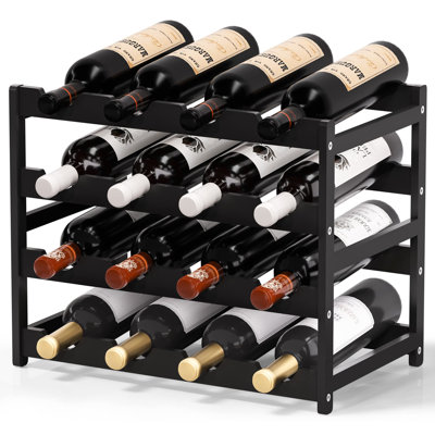 Ariellah 16 Bottle Tabletop Wine Bottle Rack