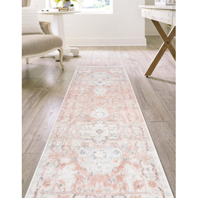 Tapis oriental rose Longwell