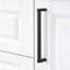 Paquet de 30 poignées et poignées d'armoire noir mat de 10 pouces, quincaillerie d'armoire de cuisine solide avec des centres de trous de 254 mm, durable et facile à installer-125002892