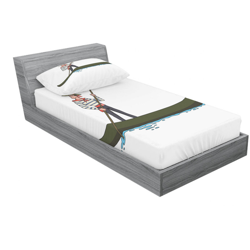 Microfiber Sheet Set, Twin XL Sheet Set with Fitted Sheet