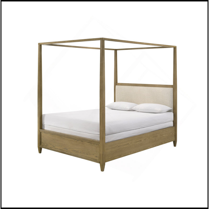 Mobilier de chambre à coucher 1pc Rustic Charm, Grand lit