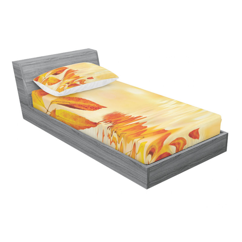 Microfiber Sheet Set, Twin Sheet Set with Fitted Sheet