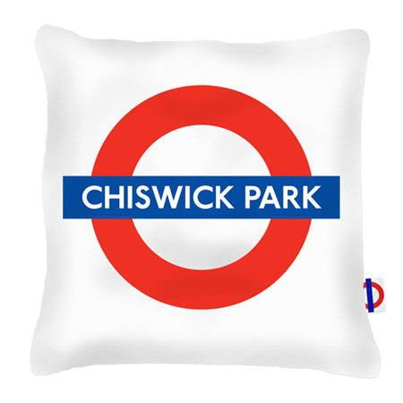 Chiswick Park Tube Station London Transport Cushion