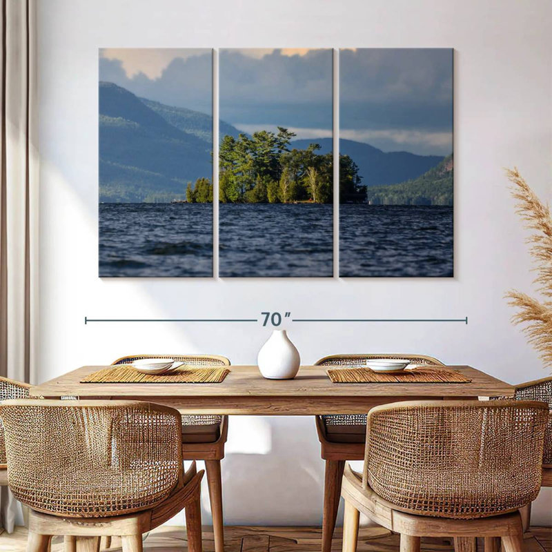 Alvord Lake George Island, 42" H x 65" W